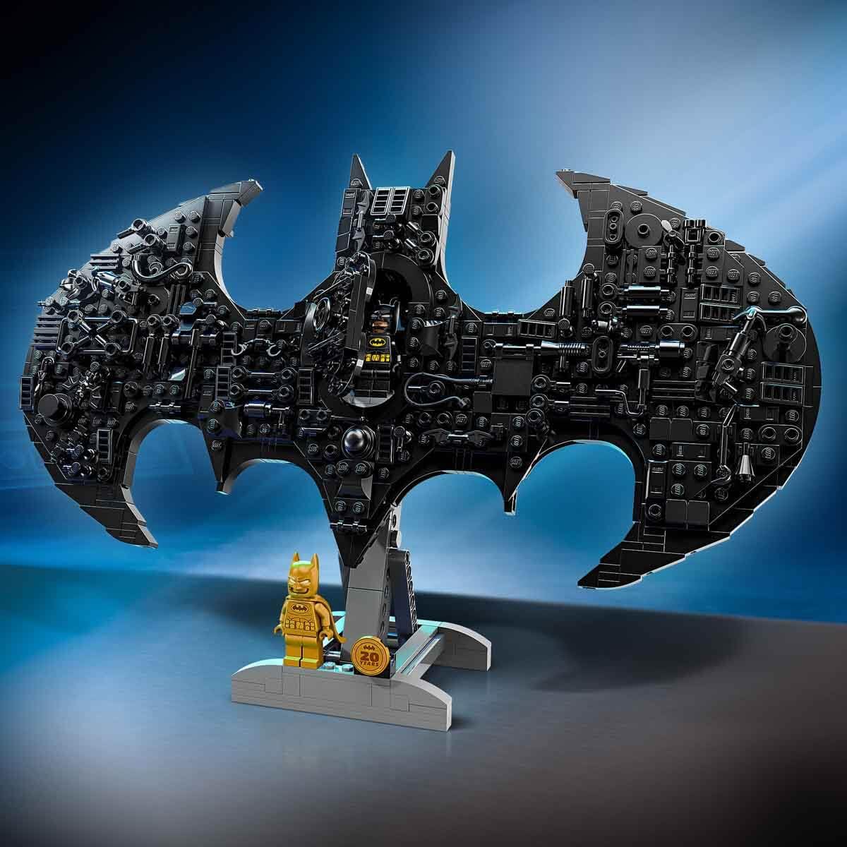LEGO DC Batman: Batman Logo - Super Hero Building Toy - Display Gift for Kids - Merch Decor - 76330