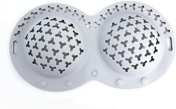 Silicone Bra Washing Bags for Laundry,Delicates Mesh Laundry Bags, Suitable for all Cup Sizes bra,Sports Bras, Swimsuits, Socks & Silk protector,Anti Deformation Lingerie Bag for Machine gray