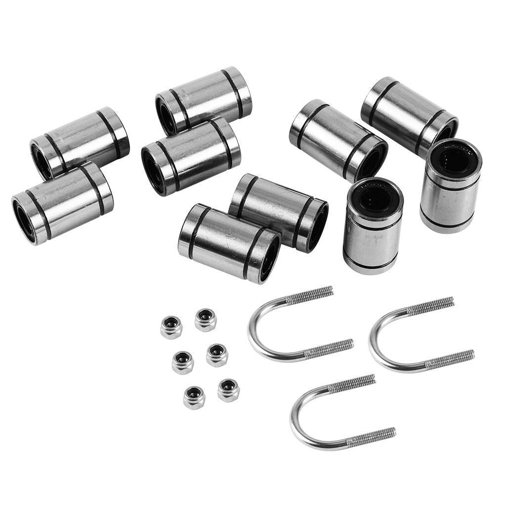 Druckerzubehör Y-Longhair 10 Lager + 3 U-Bolzen + 6 M3 Sicherungsschrauben-Kit für 3D-Druckerteile