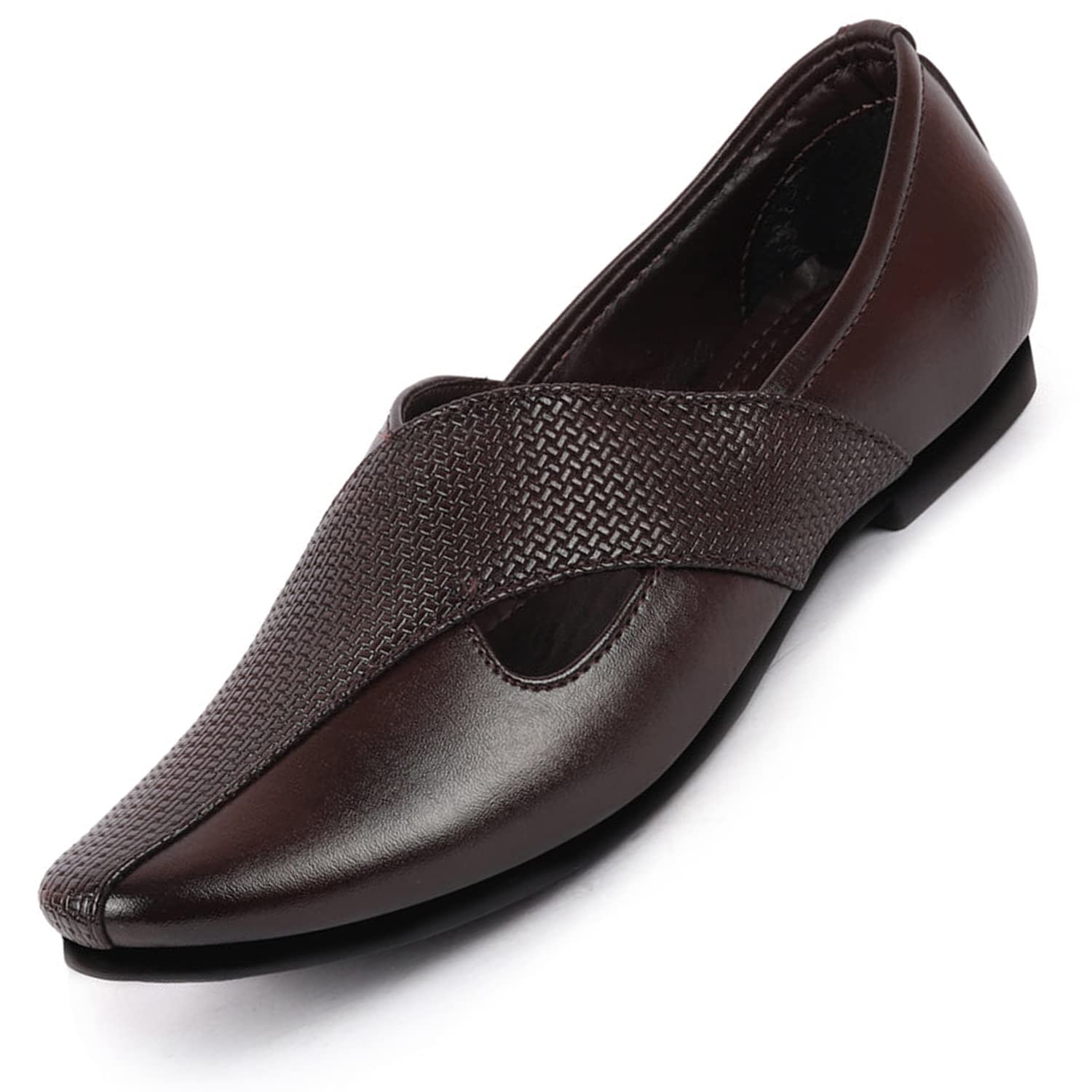 Embossed Ethnic Party Slip On Traditional Juttis and Mojaris | Festive