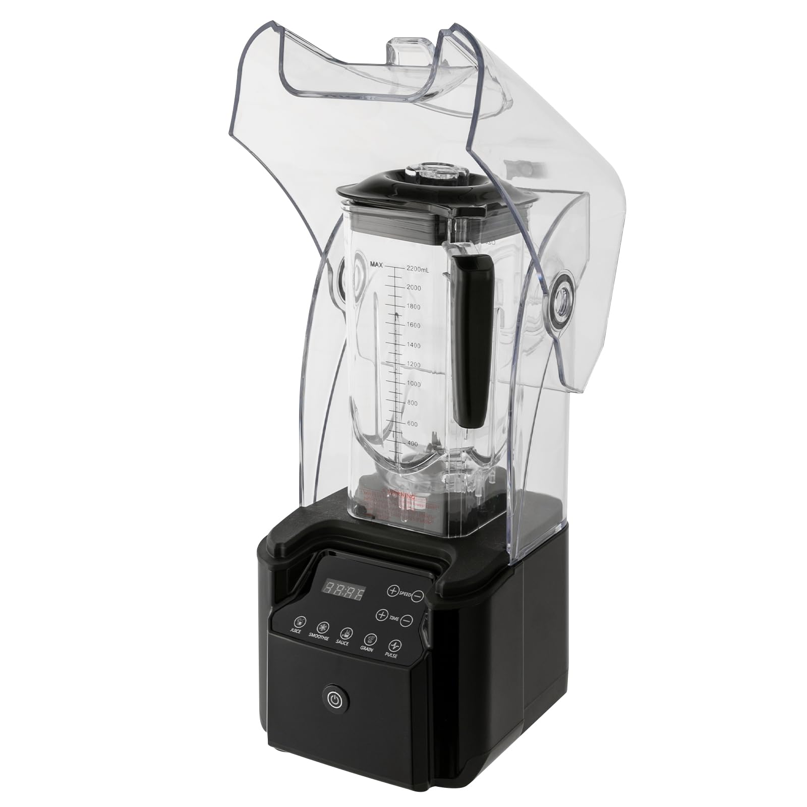 2.2L Blender Smoothie 2200W Blender Mixeur Smoothie 9-Vitesses 26000 RPM avec LED Clair pour faire jus fruits,lait soja,thé au lait,café, épices