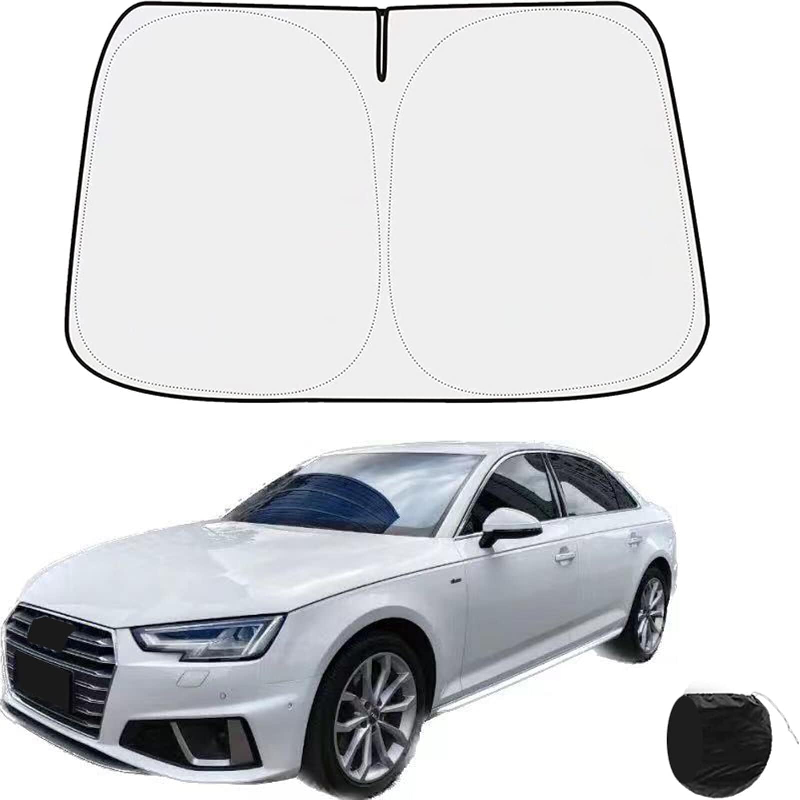 AutoTech Zone Sunshade for 20142020 Audi A3 Sedan, Customfit Windshield Sun Shade