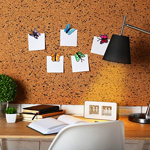 30 Pieces Butterfly Push Pins Thumb Tacks For Photos Wall, Maps, Bulletin Board, Cork Boards, Random Pattern #TOP6