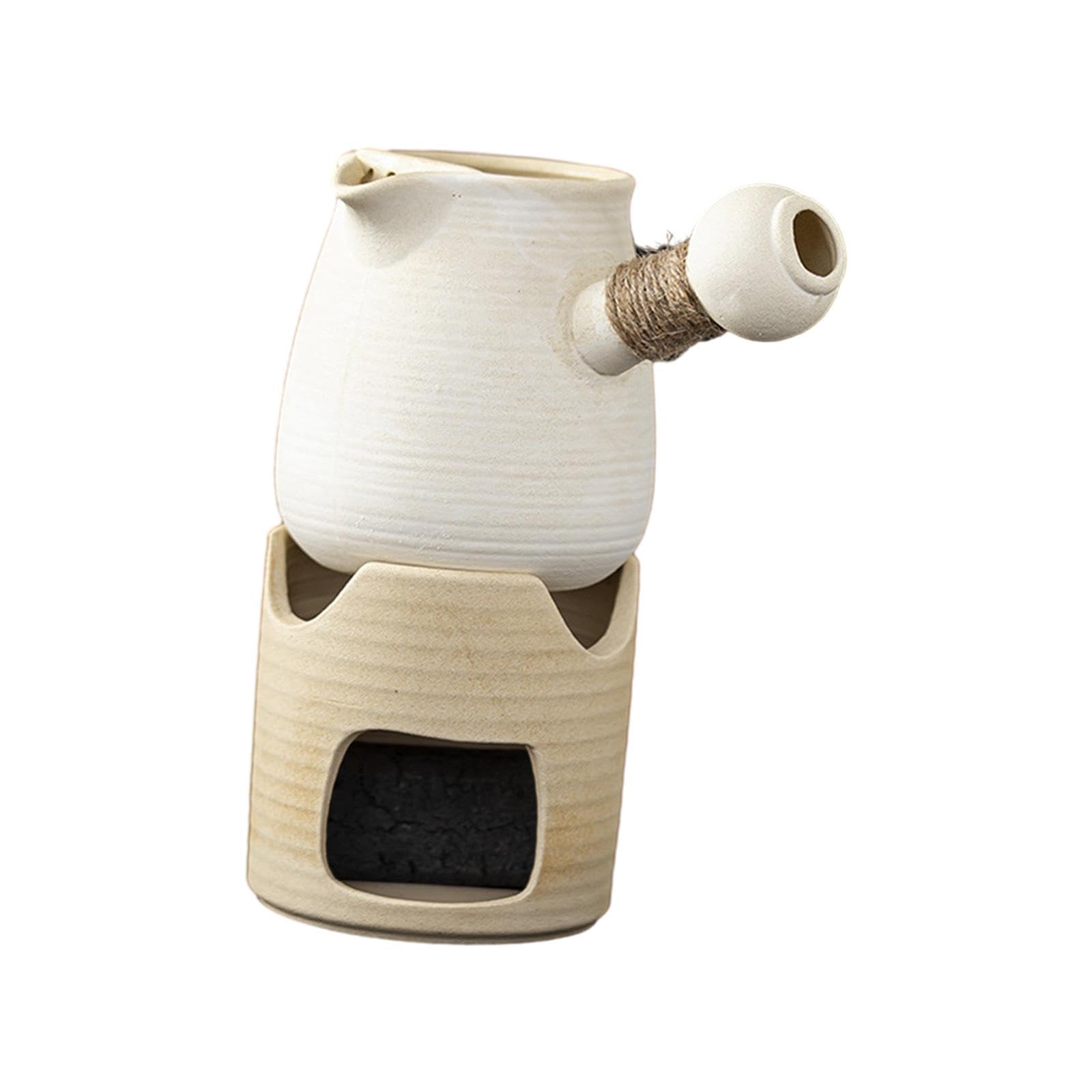 Théière avec infuseur pour thé en feuilles et bouilloire céramique résistante à la chaleur