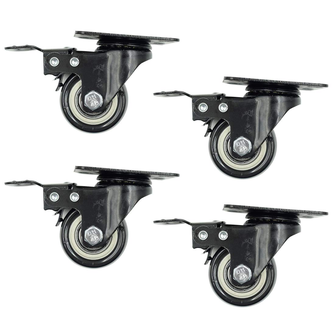 Roulettes pivotantes anti-rayure pour stabiliser et déplacer un meuble lourd de 50kg