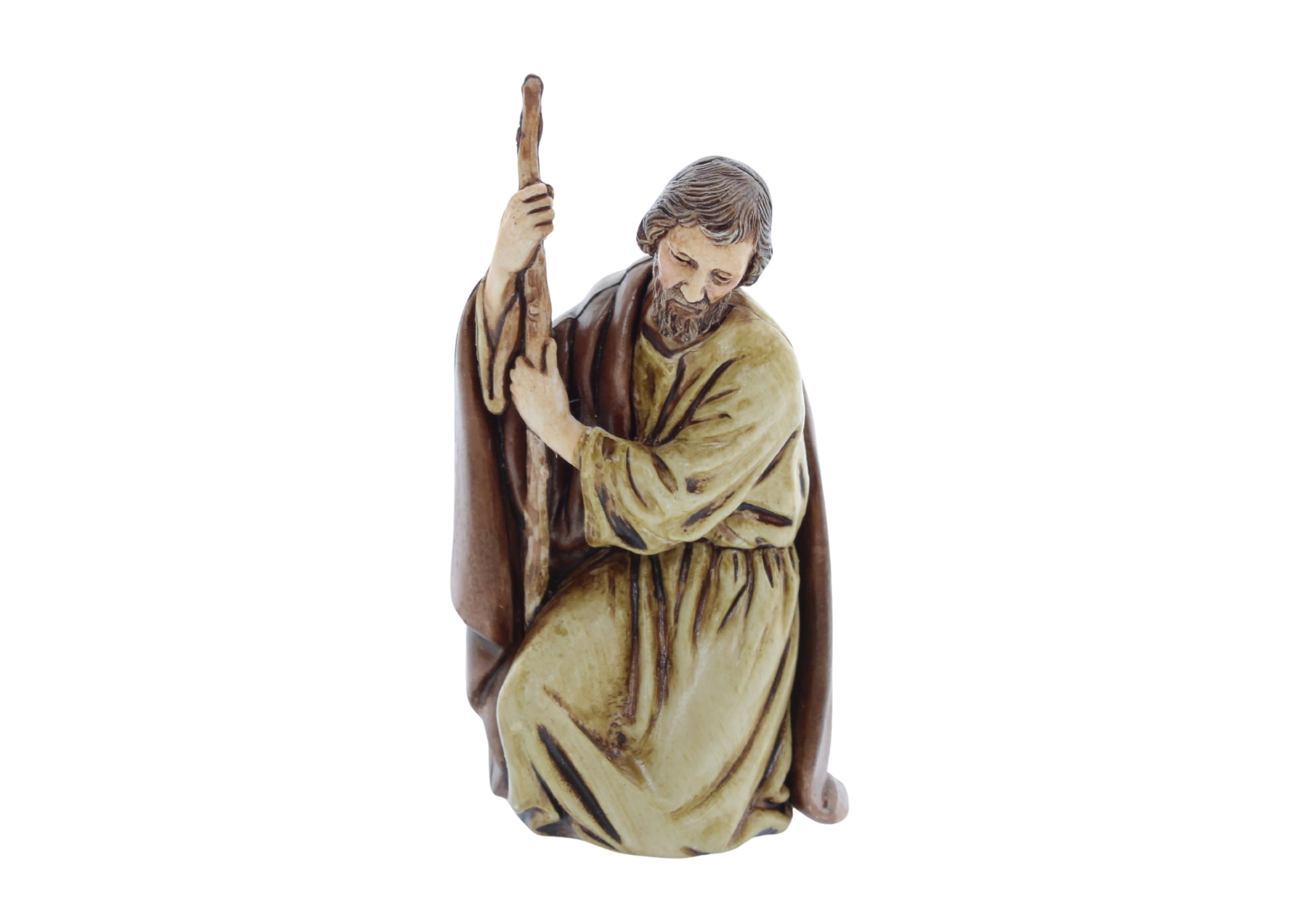 Moranduzzo Natività 6 Soggetti per Presepe da Cm 11 Scala 1:20 - Statuine Presepe Indistruttibili - Stile 700', Pittura Rifinita a Mano, Prodotto Ufficiale, Made in Italy, Scultore M. Landi