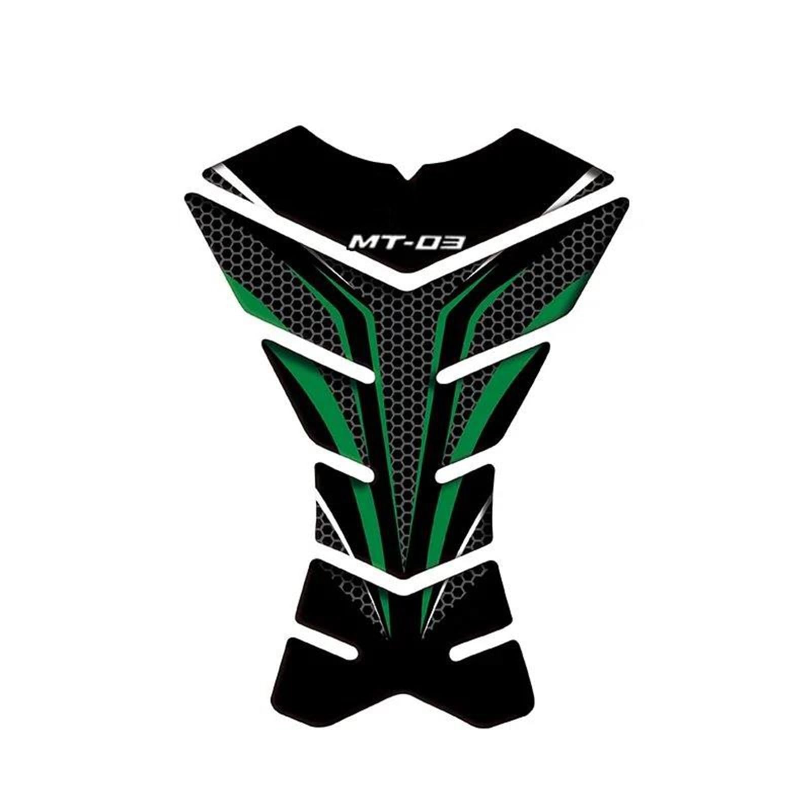 Motorcycle Fuel Tank Pad Stickers Protection Decorative Decals Fuel Tank Pad Stickers for Yamaha MT-03 MT03 Mt03(Style 4)