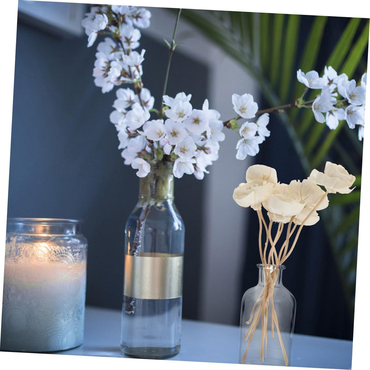 3pcs Flower Designed Aromatherapy Reed Diffuser Sticks Wooden