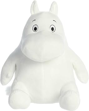 Aurora Adorable Moomin Stuffed Animal - Irresistible Companion - Endless Play - White 13 Inches