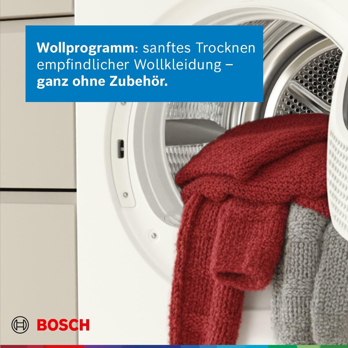 Bosch Serie 6 Wärmepumpentrockner 8 kg WQG235D00 Auto Dry Sensitive Drying-System