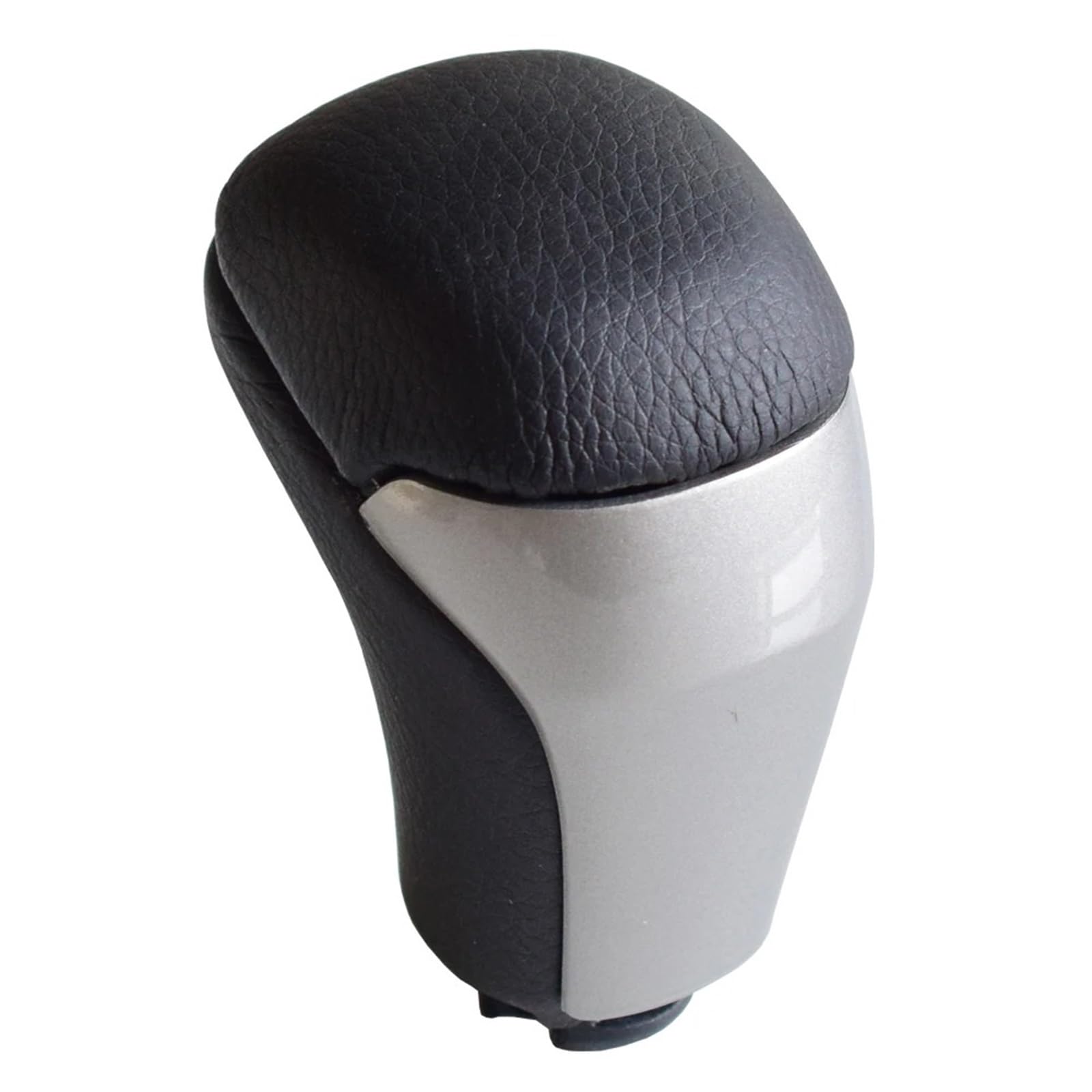 DWTNMEX Gear Shift Knob for Toyota for Highlander 2015-2019 Carbon Fiber Car Gear Lever Shift Knob Handle Head(Silver)