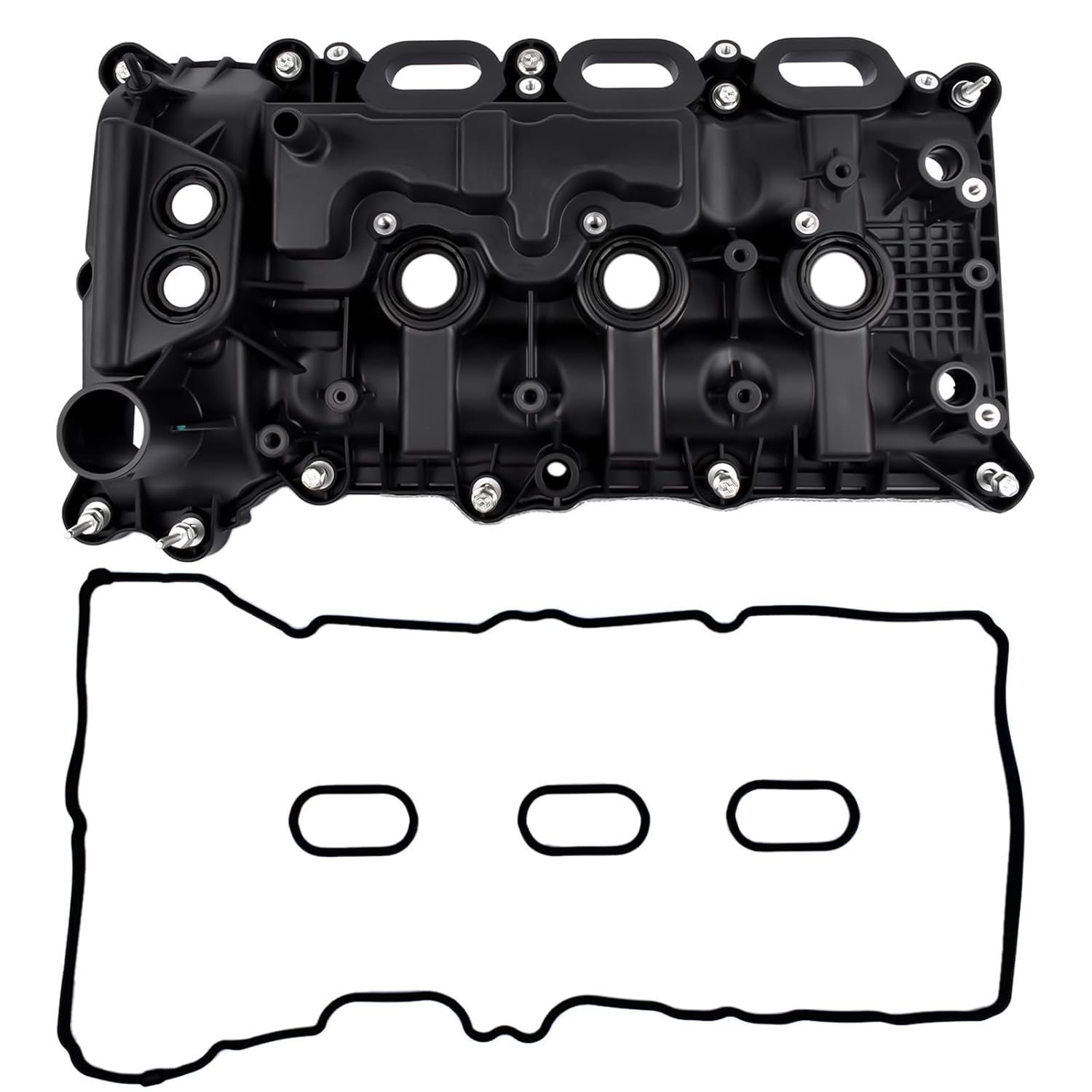 Left Engine Valve Cover Replacement for Ford F-150 Expedition, Lincoln Navigator 3.5L V6 2017-2022 HL3Z6582G HL3Z-6582-G GELUOXI
