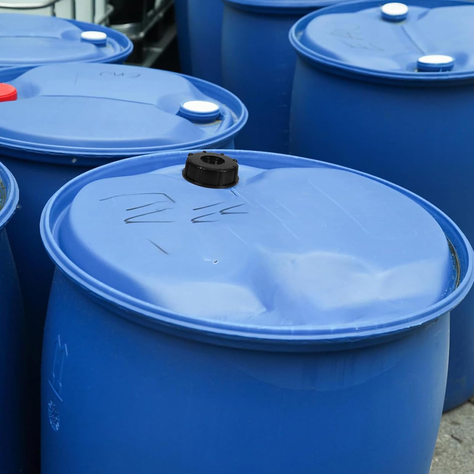 Robinet Cuve 1000l, 3/4" Adaptateur De Réservoir En Alliage D'aluminium, IBC Raccord Robinet,Adaptateur Robinet Tuyau Arrosage S60x6 Pour Robinets De Jardin, Récupérateur Eau De Pluie