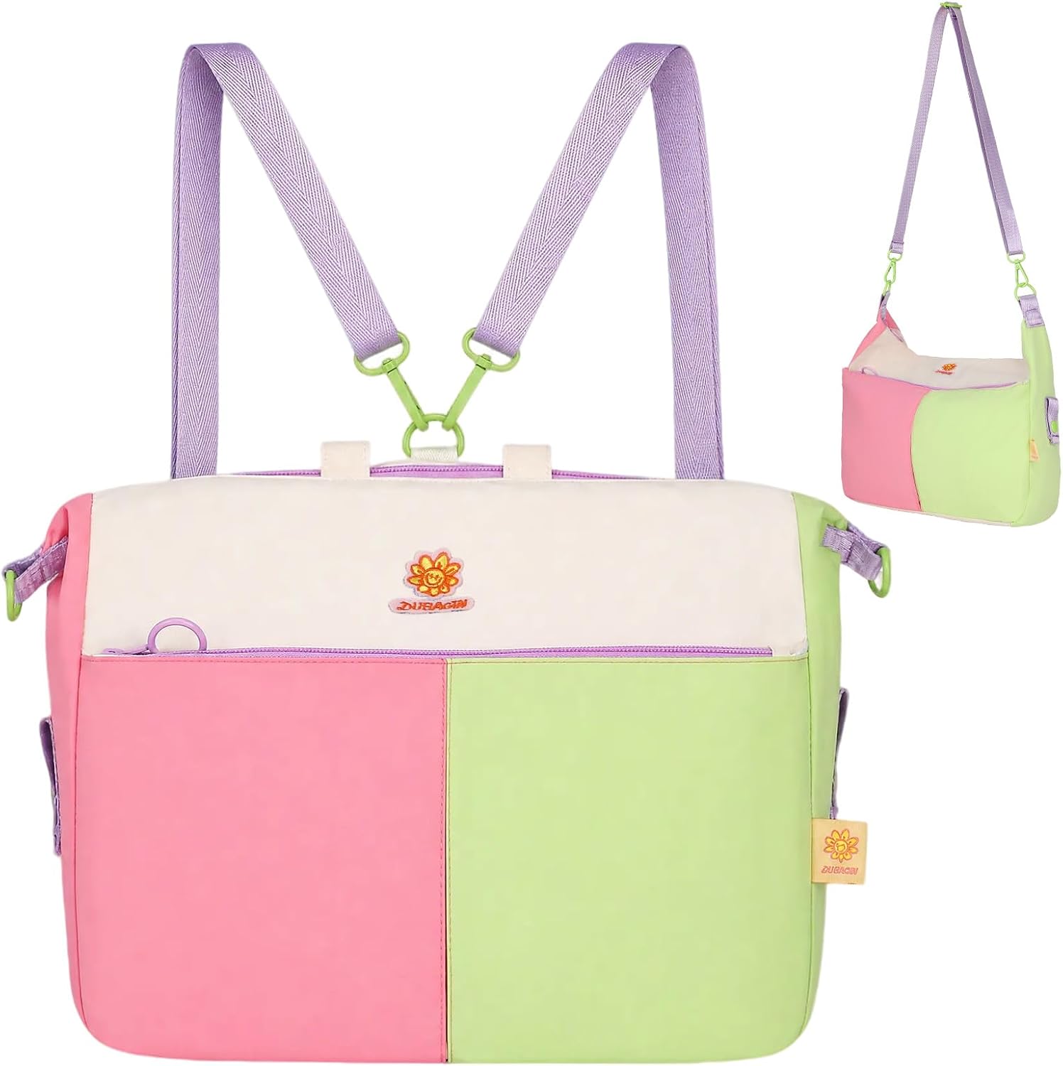 PinkSheep Large Crossbody Bag for Teen Girls,Tween Girls Purses Age 8-14