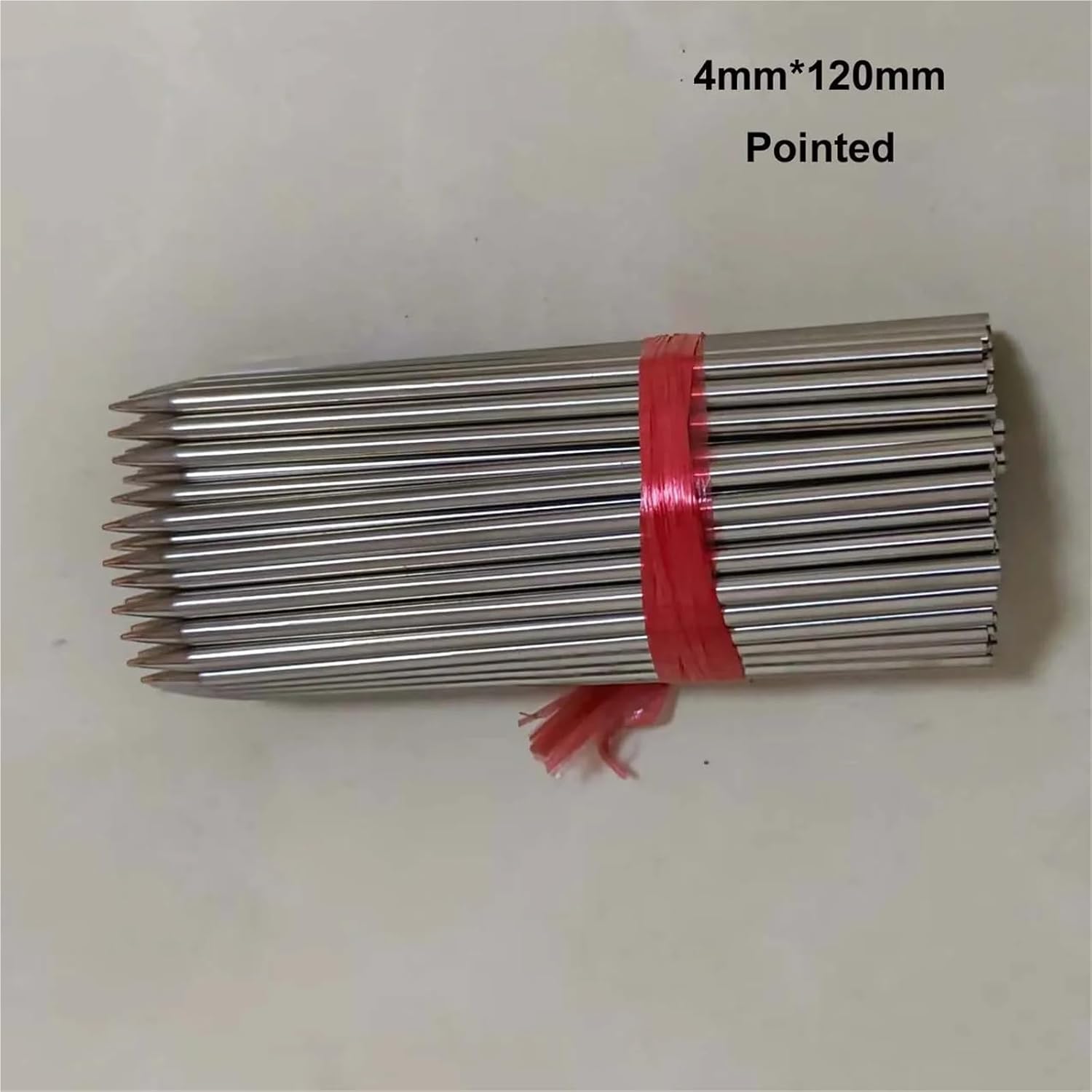 4mm*120mm SUS304 One End Pointed Head Thermometer Temperature Sensor Thermocouple Parts Probe Sleeves(50pcs)
