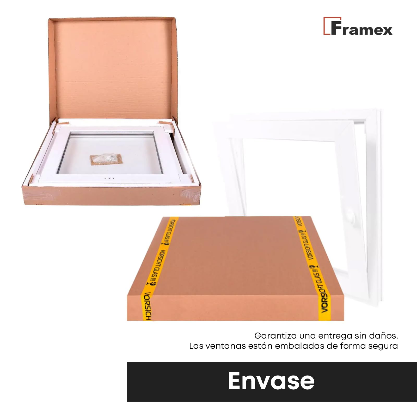 Ventana Para Sótano, de PVC Blanco, 40 x 70 cm (400 x 700 mm) de Ancho x Alto, Doble Acristalamiento, Cristal Transparente (32 mm), Oscilobatiente, DIN Izquierda - Premium