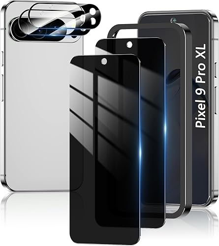 Miniatura 1 de Protector de pantalla de privacidad diseñado para Samsung Galaxy A32 5G con protector de lente de cámara, cobertura completa, HD, antiespía,