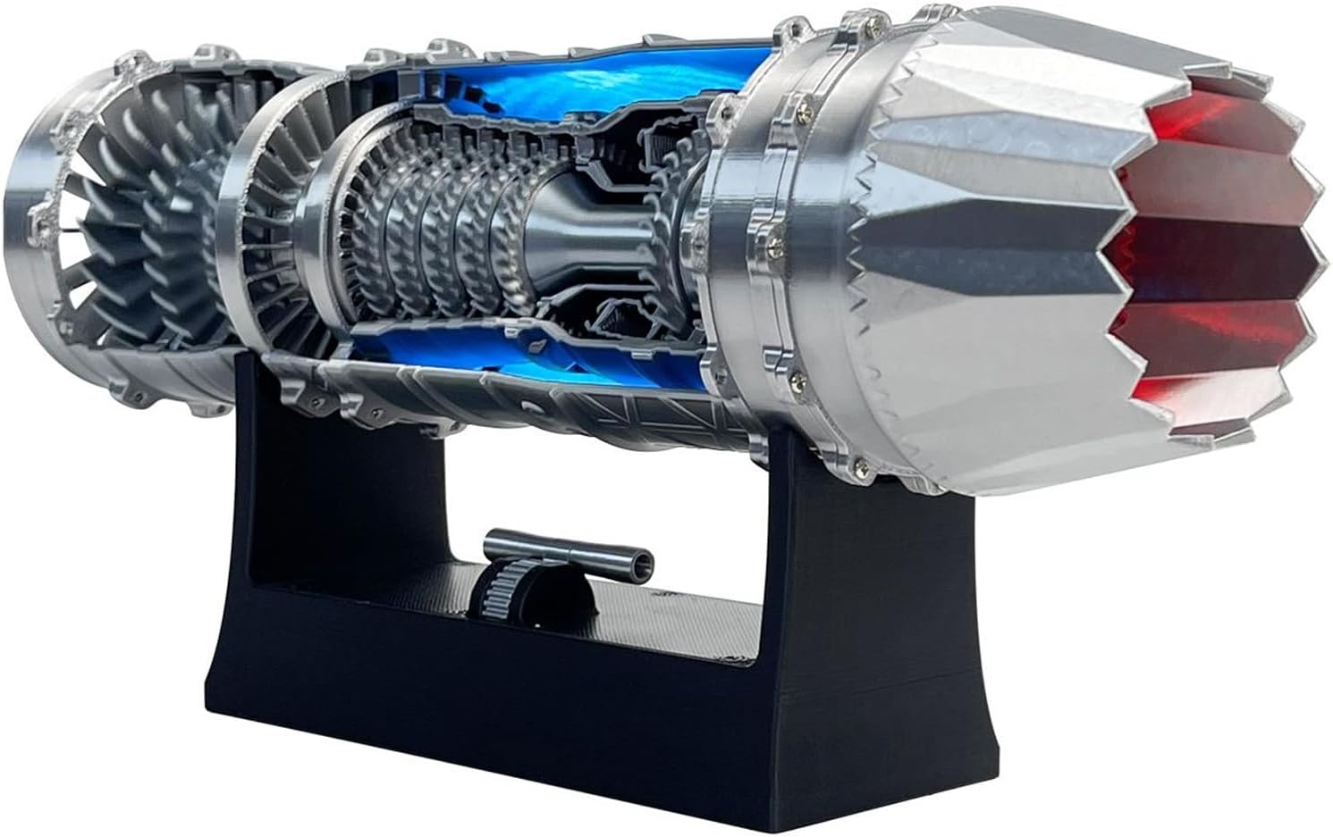 Amazon.com: DIY Jet Aircraft Turbofan Turbojet Engine Model Kit, 3D ...