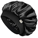 YANIBEST Silk Bonnet for Men Women Hair Bonnet for Sleeping Double Layer Satin Bonnet for Natural Curly Hair Unisex Sleep Cap