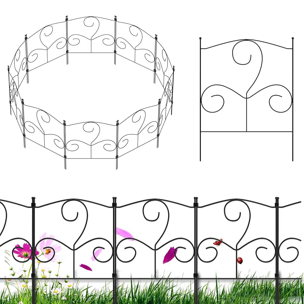 HASTHIP® Metal Garden Fence Outdoor-picture-27