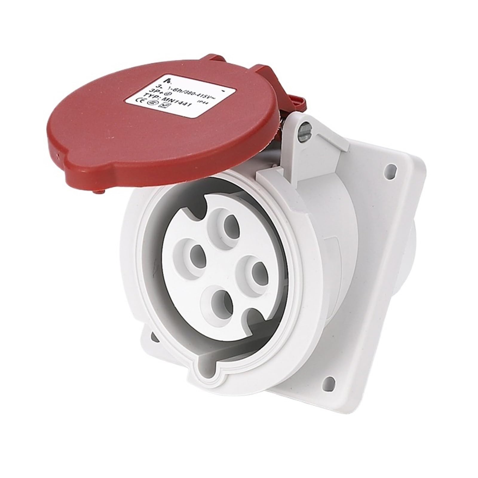 MUYTQAERG Industrial Socket 16A 4-Hole MN144116A 4P+PE