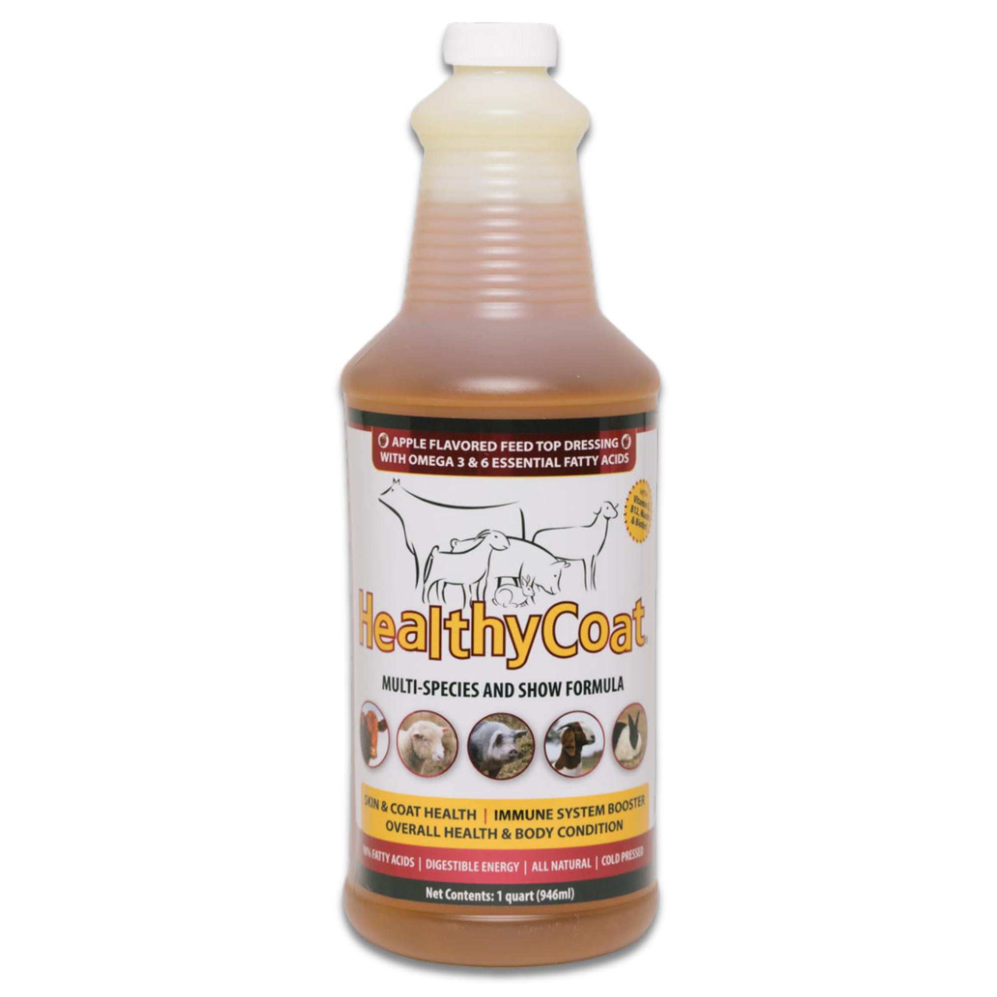 HealthyCoat Show Formula: Quart. Skin, Coat, Body Condition, Allergies, Immune System