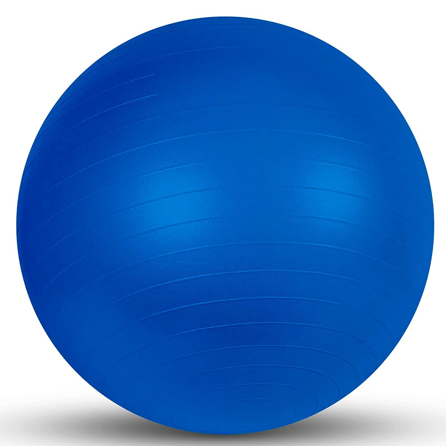 FITFLEX Yoga Ball- Anti Burst Exercise Ball with Inflation Pump, Gym Ball for Yoga, Pilates, Suitable for Men and Women (65 cm)