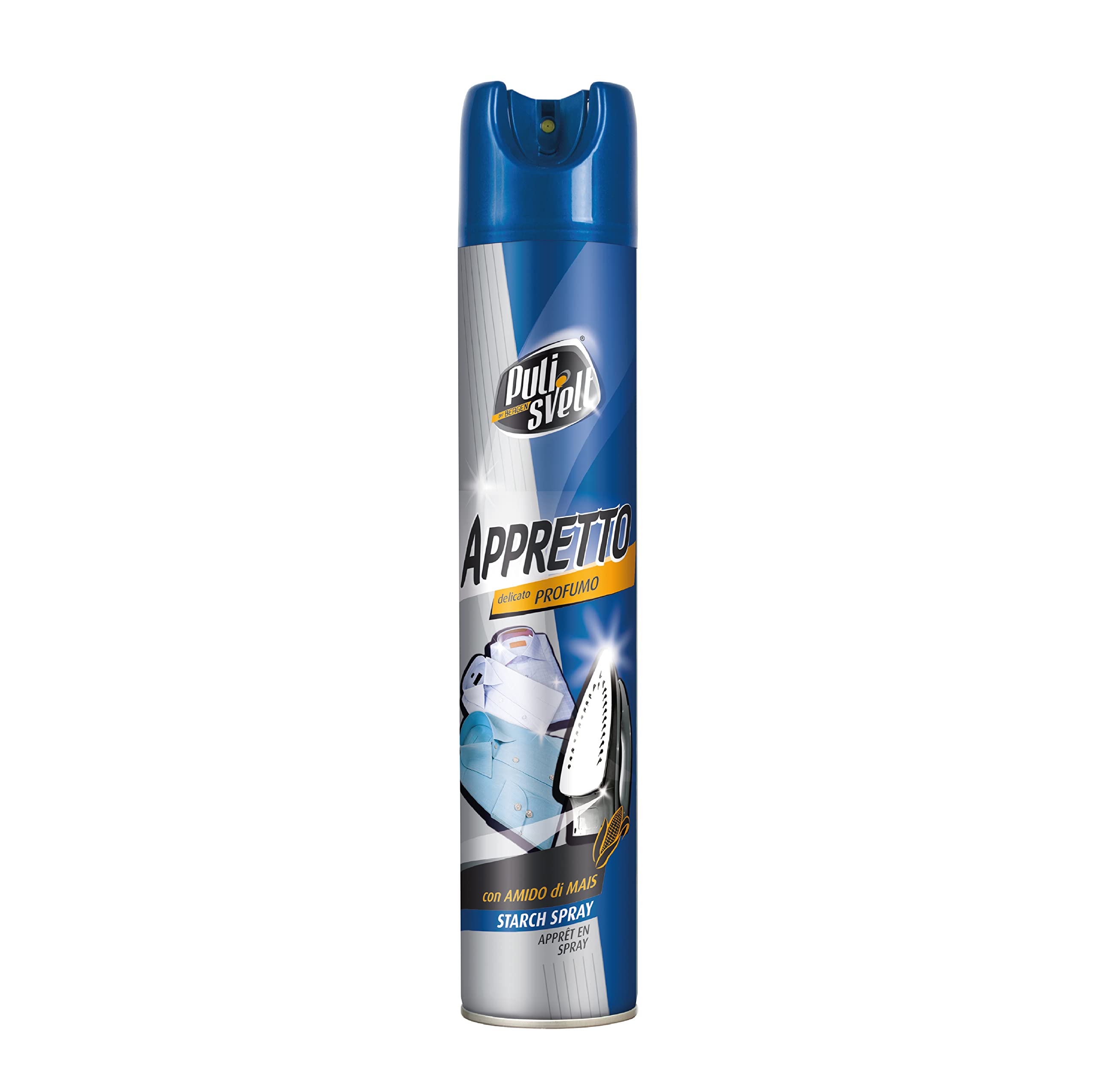 PULISVELT - Appretto Spray, 12 x 500 ml | Stiratura facile, veloce e antipiega