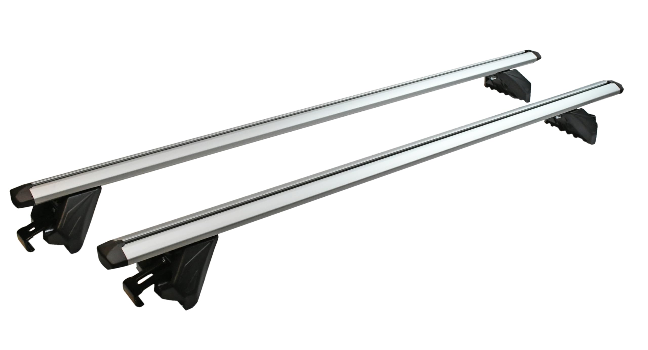 Green Valley 2 Barre Tetto Alluminio EDGE 112 cm Railing Chiuso 100 kg