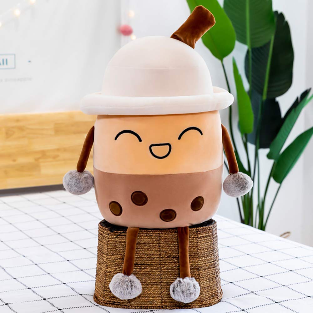 Cuscino Peluche Uposao A Forma Di Tazza Di Tè Al Latte Con Panda - Morbido, 35 Cm, Regalo Per Bambini E Adulti