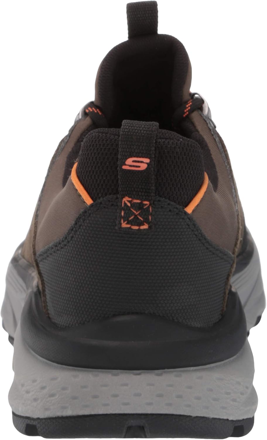 Skechers USA Men's Delmont-Sonaro Low Profile Lace Up Hiking Shoe Olive Black
