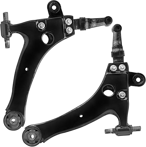 Miniatura 54 de Detroit Axle - Brazos de control delanteros para Nissan Pathfinder Frontier Xterra, 2 brazos de control superiores con rótulas, conjunto de par