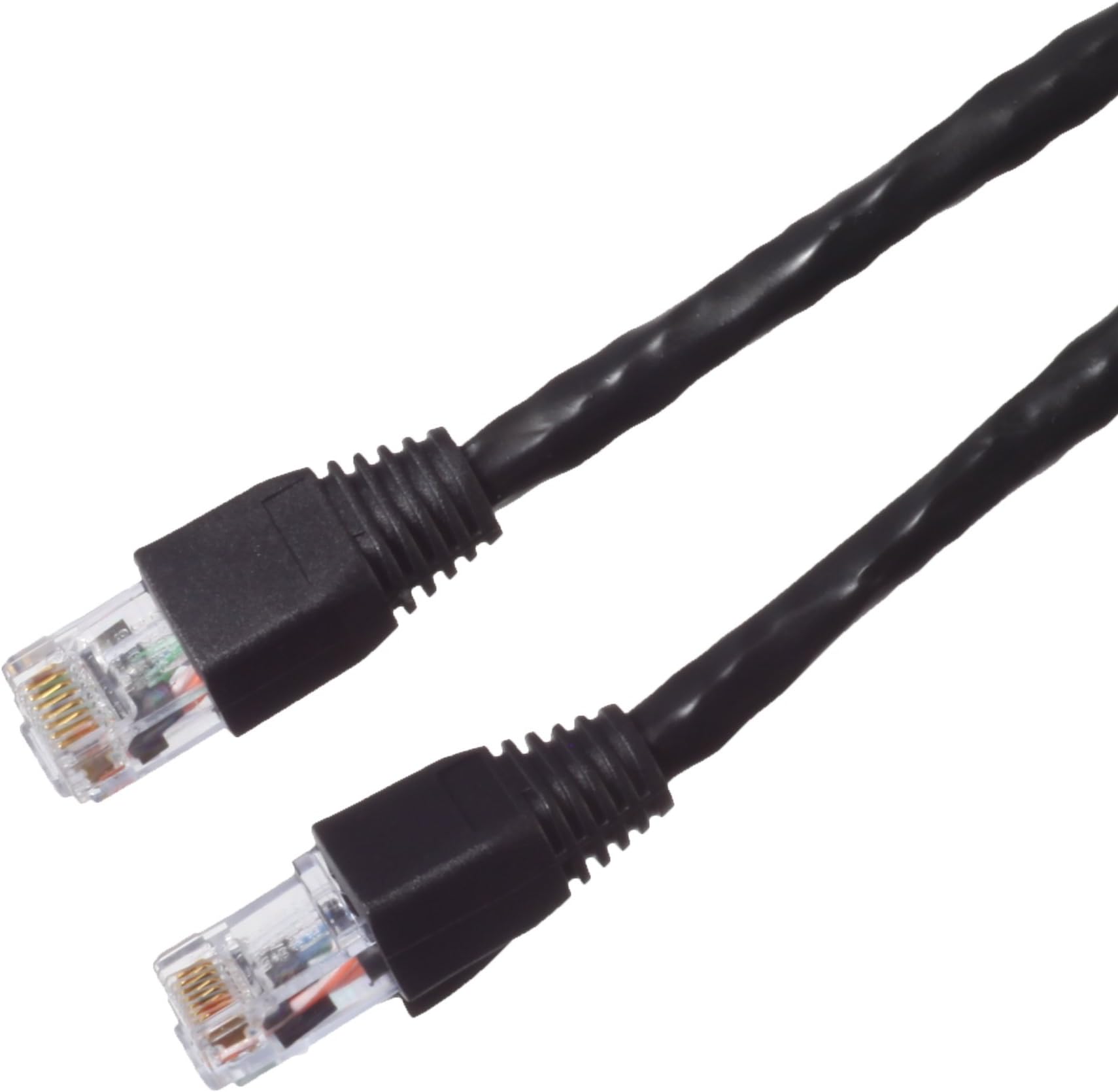 BJC Certified Cat 6 Cable, with Test Report, Assembled in USA (Black, 50 Foot)