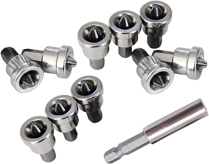 Magnetic Positioning Screwdriver Bits 6PCS, Drywall Screw Setter PH2 - View #3