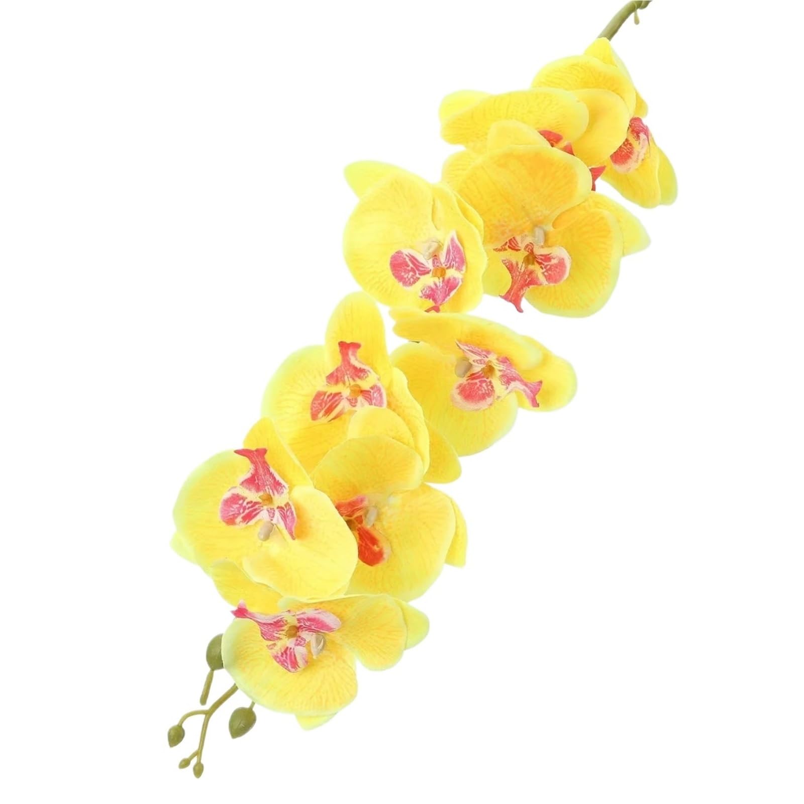 LSYHHXC Artificial Orchid 1Pcs Butterfly Orchid Artificial Flowers Fake Party Home Decor Garden Wedding Decoration Accessories