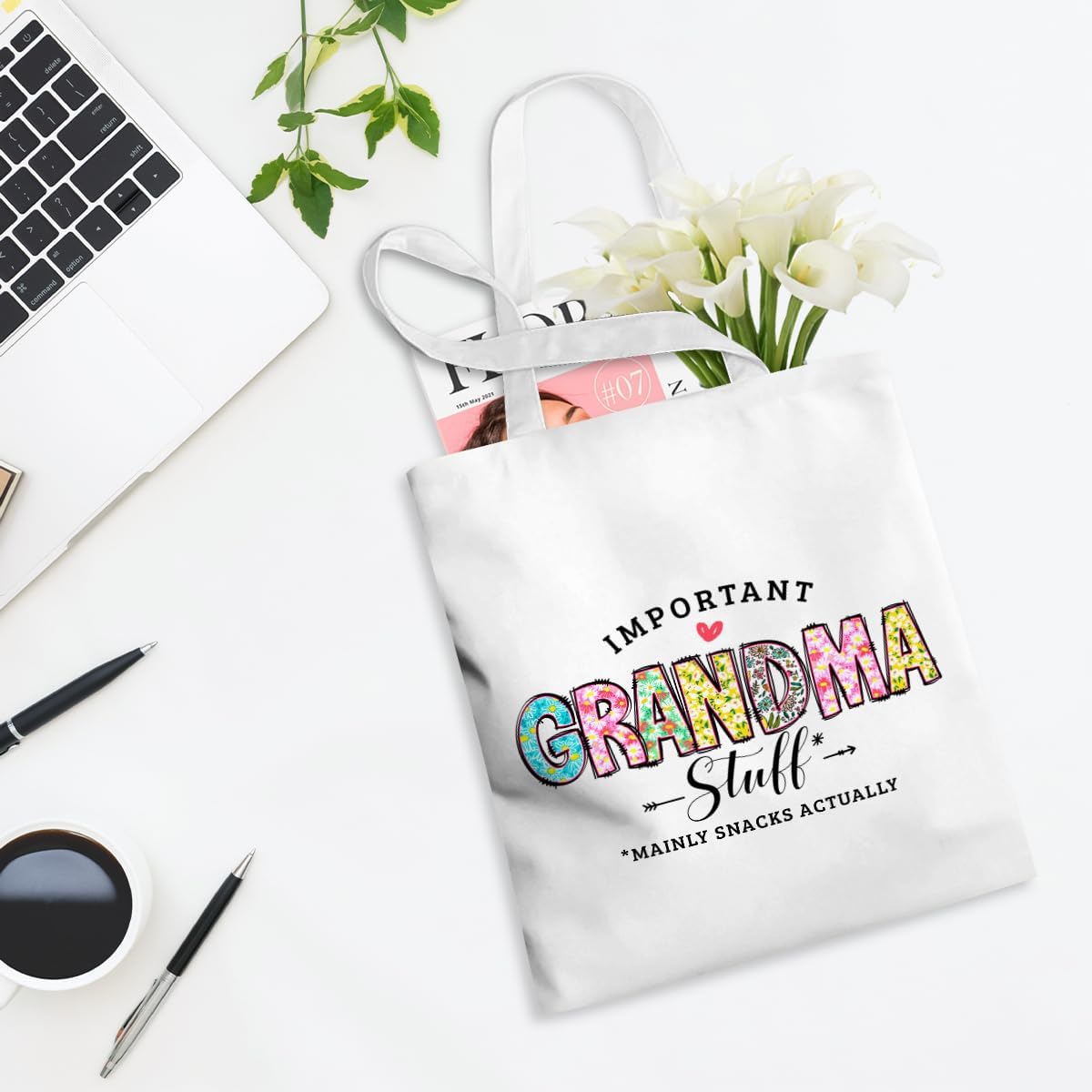 Inspirational Mom Grandma Aunt Mother in Law Tote Beach Bag for Women Birthday Christmas Mothers Day - Image 6