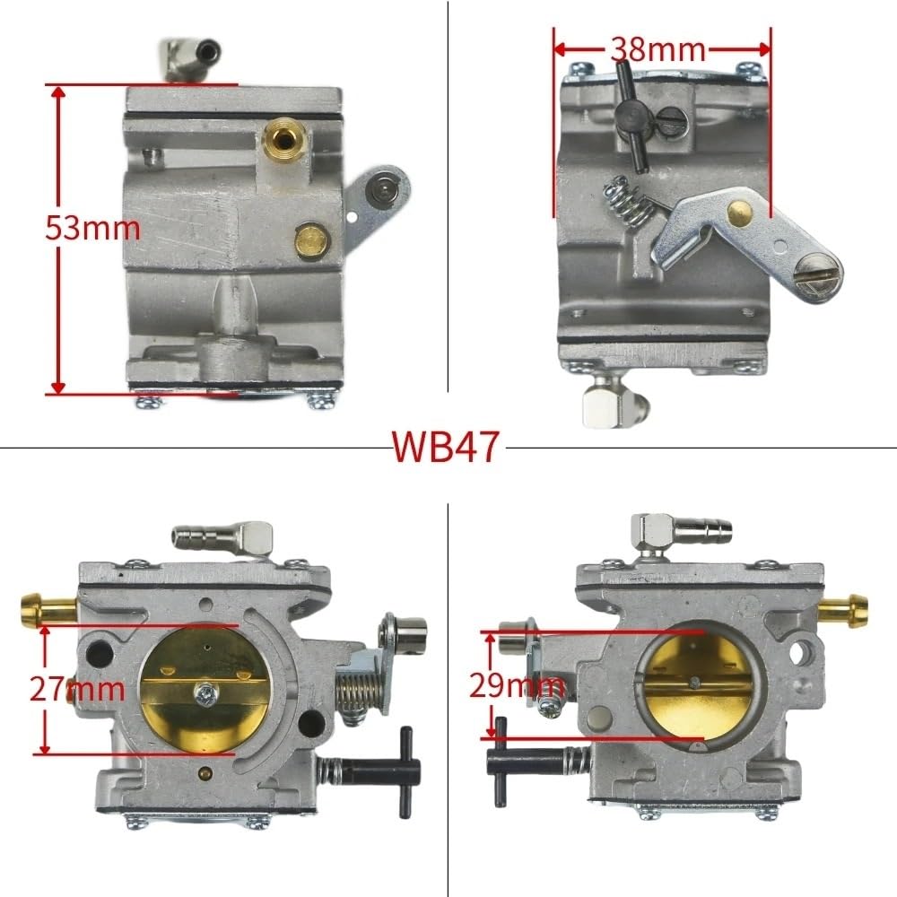 Carburador Carburadores Para Walbro Para WB-47 Para Carburador Para LPG Para 100cc-200cc Para Desbrozadoras Y Piezas Motor - Carburador Repuesto