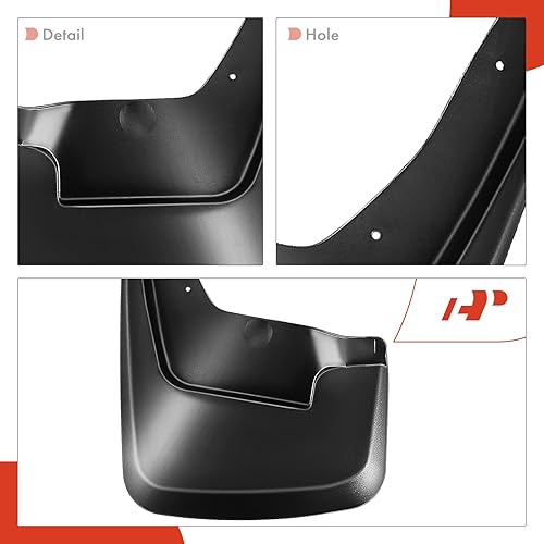 Miniatura 7 de A-Premium Juego de 4 guardabarros con accesorios compatibles con Ram 1500 2019-2026 (sin guardabarros), delantero y trasero