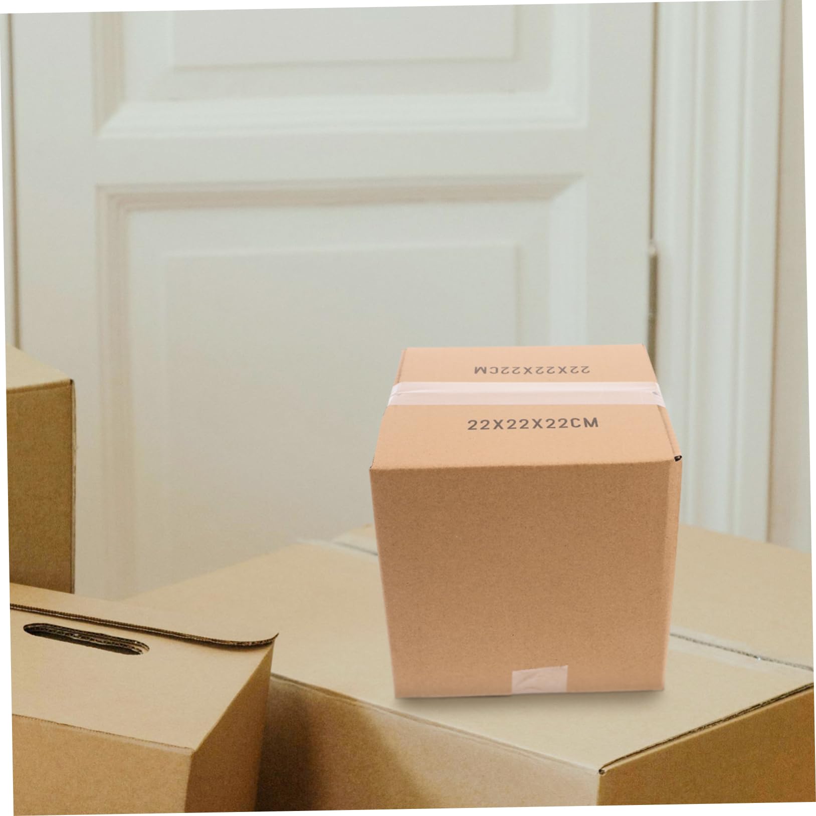 jojofuny 5pièces Cartons Emballage Moyens Carrés Boîtes de Déménagement Résistantes Cartons Expédition pour Loisirs Créatifs