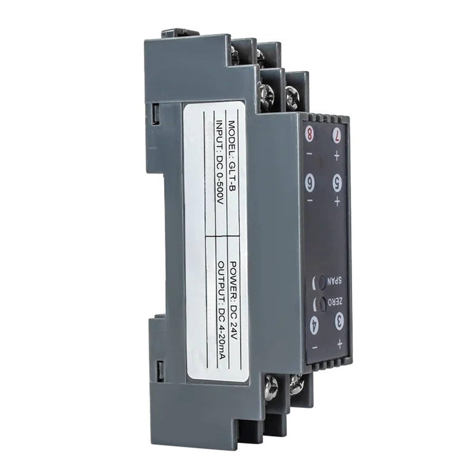Convertisseur DC24V 0-10V vers 4-20mA DC galvanique 0-5V Courant Tension(-5 to 5V Input,Output 0-75MV)