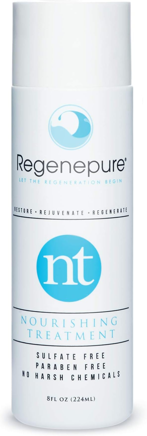 NT Hair Regrowth Shampoo For Hair Thickening and Hair Loss Recovery In Men and Women 8-ounce