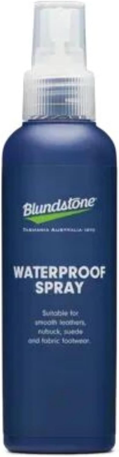 Blundstone Waterproofing Spray for Boots and Shoes – Protective Barrier for Rain, Snow, and Stains – Waterproof Weather Repellent Treatment for Leather Footwear, Suede, Nubuck, and Fabric, 125ml