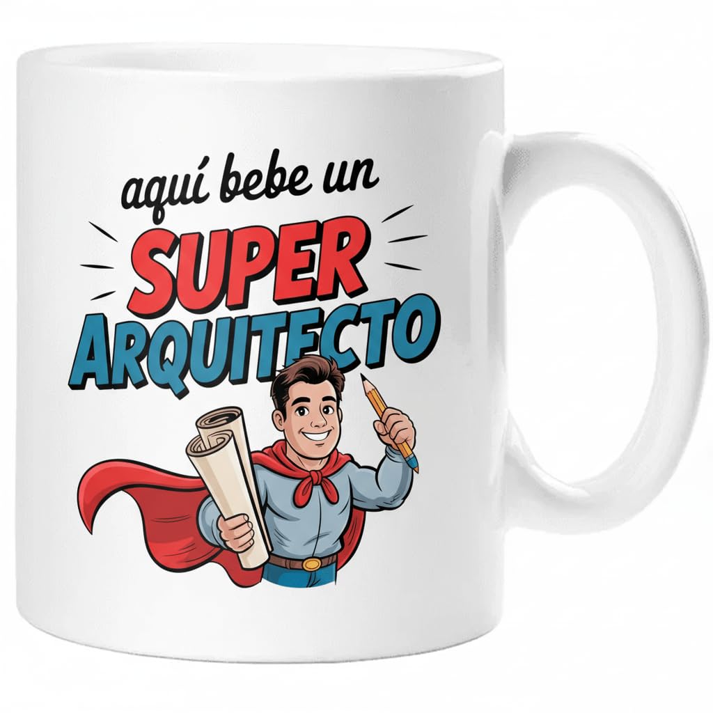 Taza SUPER POLICÍA – Regalo Original para POLICÍA | Taza de Cerámica 325ml con Diseño Superhéroe | Apta Microondas y Lavavajillas — view 42