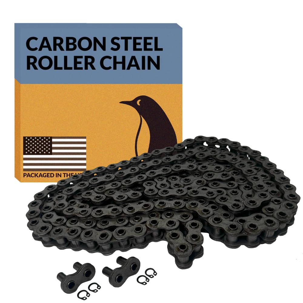 PGN #80HP Hollow Pin Roller Chain x 10 feet + 2 Connecting Link