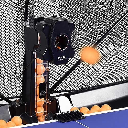 WAYMARK S6-PRO Table Tennis Robot with 100 Balls