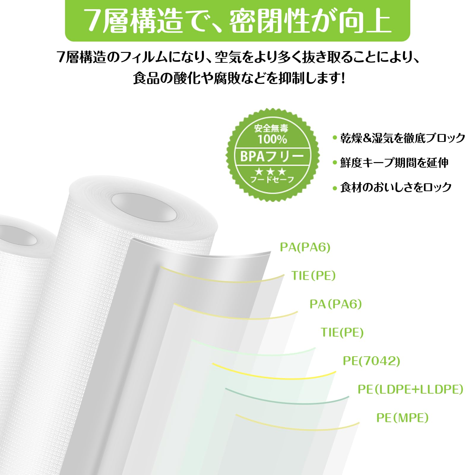 Amazon.co.jp: KEIUN 真空パック袋 20×30cm×100枚入り - 真空パック機