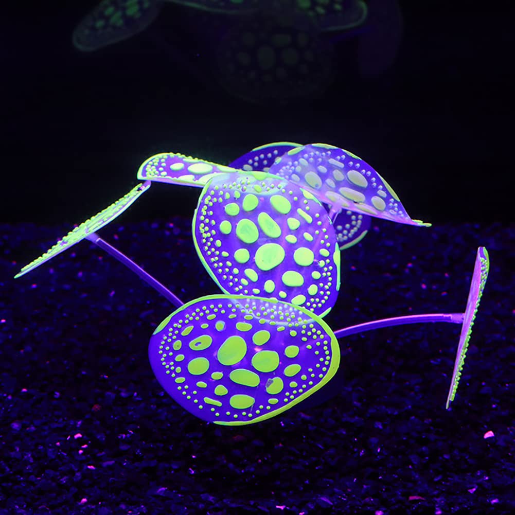 Aquariumpflanzen Künstlich Hapihom Künstliche Aquarienpflanzen – Silikon Korallen-Ornament, Meeresbaum Deko Für Aquarium & Terrarium – Umweltfreundlich, Farbenfroh & Pflegeleicht – Bietet Verstecke Für Fische & Garnelen