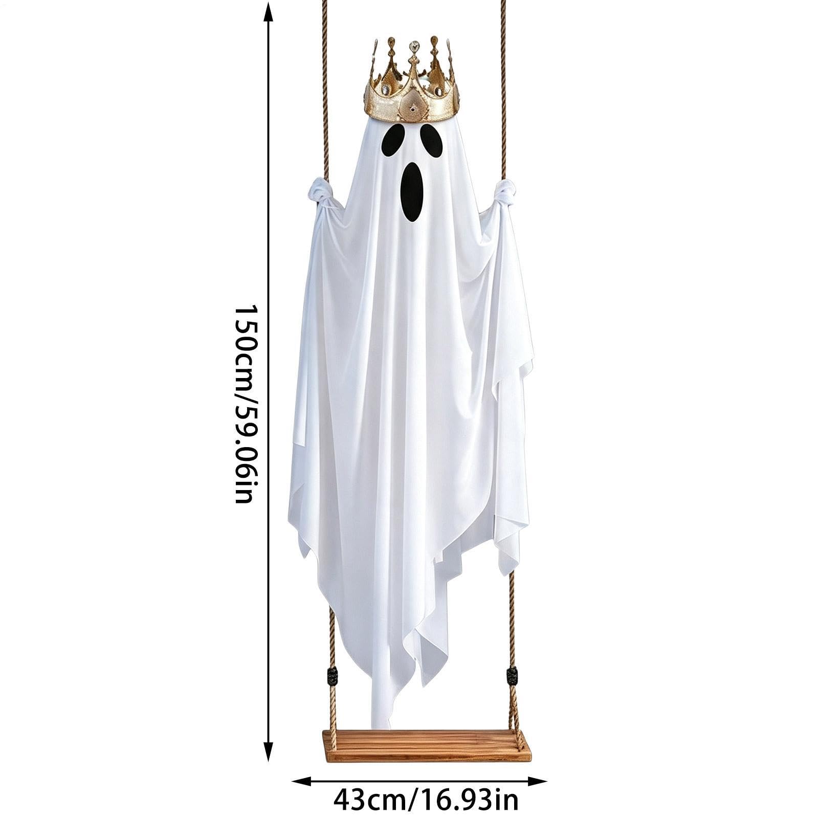 Fantasma oscilante con Luz Halloween 150 cm De Alto