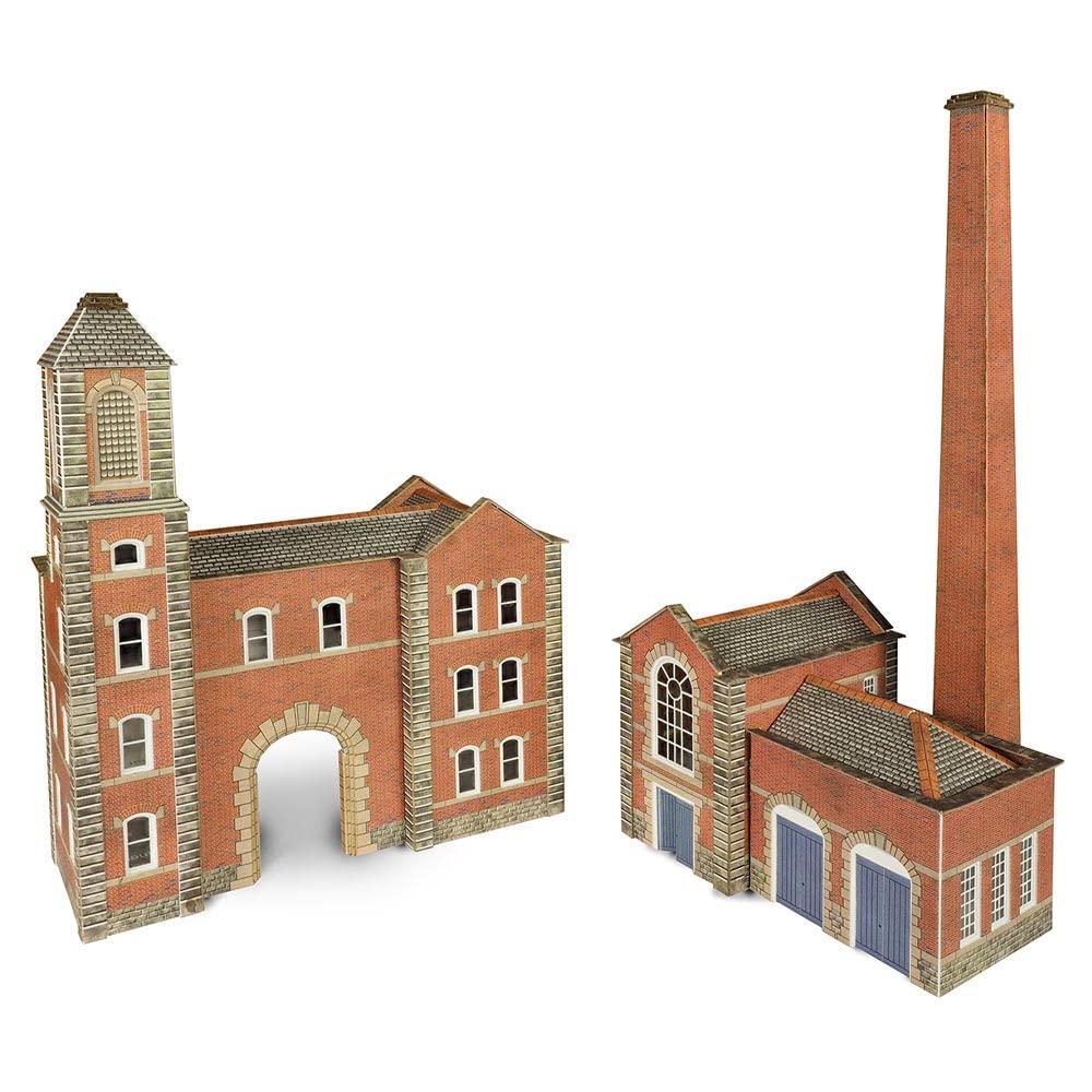 Metcalfe PN184 Boilerhouse and Factory Entrance N Gauge Card Kit