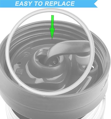 Miniatura 13 de 10 sellos de tapa de goma de repuesto compatibles con taza de viaje Contigo Snapseal Byron de 16 y 20 onzas, sellos de goma a prueba de fugas, Negro